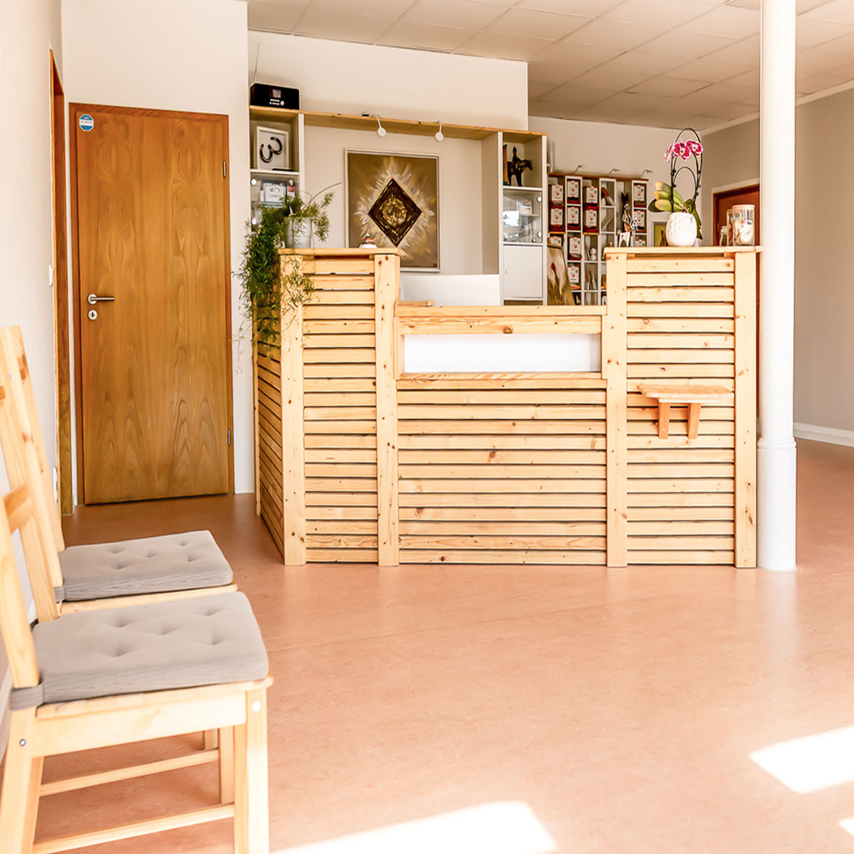 Wartezimmer in der Kleintierpraxis Kletzen